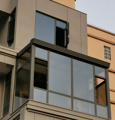 Low E Glass Glass Roof Sunroom Powder coating / Anodized / Electrophoresis Winter Sunroom