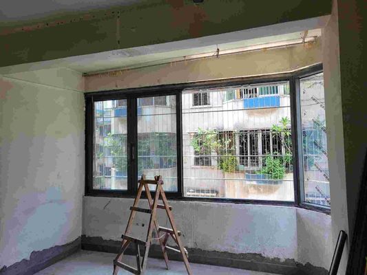 Customized Black Aluminium Sliding Windows 1.2mm-2.0mm Thickness
