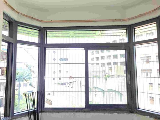 Customized Black Aluminium Sliding Windows 1.2mm-2.0mm Thickness