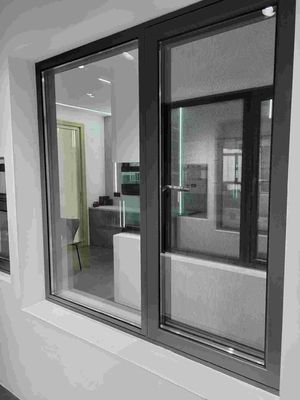 Tilt Turn Casement Windows Aluminium Frame Glass Window Easy Clean