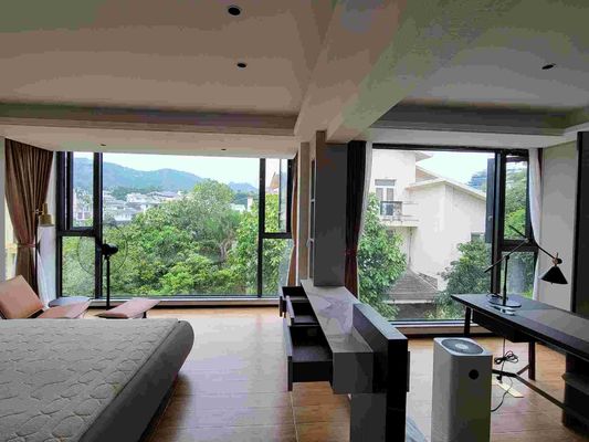 90 Degree Aluminum Casement Windows Waterproofing 5mm 6mm 8mm 10mm 12mm Glass Thickness