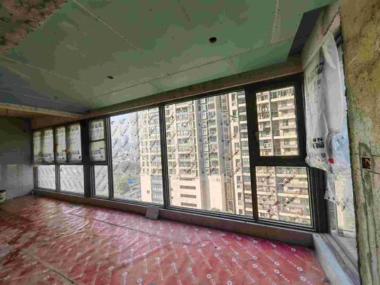 Powder Coating / Anodizing Aluminum Casement Windows Sound Insulation