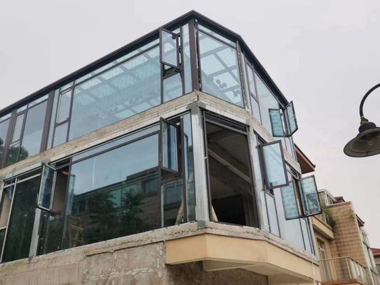 Stylish Aluminium Windows Safety Modern Casement Windows Excellent Wind Pressure Resistance