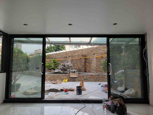 Modern Aluminium Security Doors Noise Reduction Aluminum Fly Screen Door Weatherproof