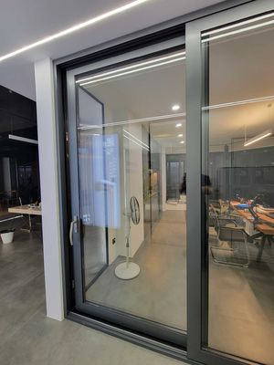 Thermal Insulation Aluminium Sliding Doors Security Soundproof