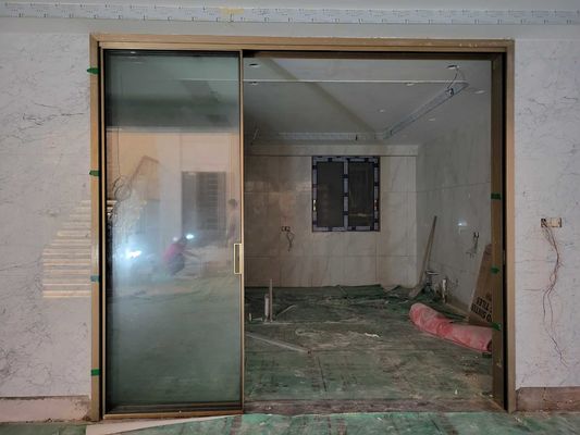 Anodised / Powder Coated Aluminium Sliding Doors With Optional Fly Screen