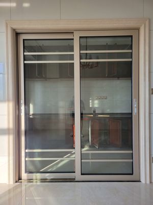 Hardware German / Chinese / American Sliding Doors Aluminium Fly Screen Optional