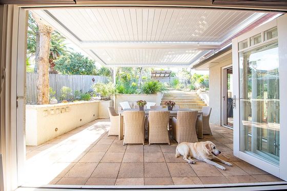 OEM Glass Roof Sunroom High Light Transmission Wind Resistance for Villa