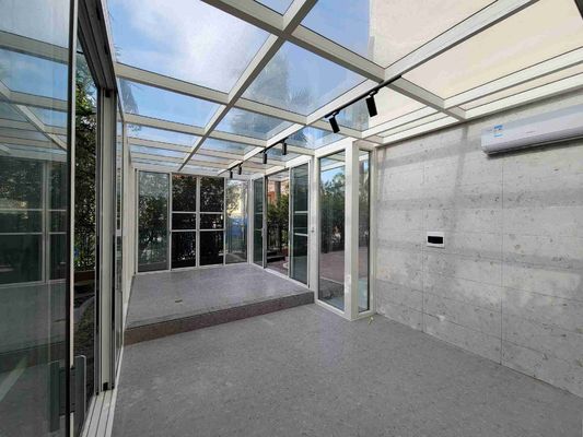 Sturdy Modern Full Glass Sunroom Easy Installation For Construction Projects