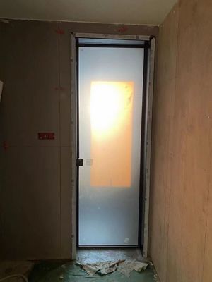 Modern Aluminum Casement Doors Weatherproof With Double Glazed