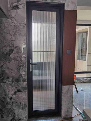 EPDM Seal Aluminum Casement Doors Powder Coated 2mm Thickness