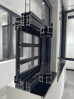 Easy Clean Aluminum Casement Windows Soundproof 90/180 Open Degree