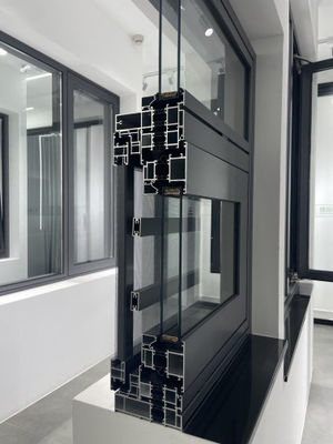 Easy Clean Aluminum Casement Windows Soundproof 90/180 Open Degree