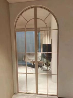 Powder Coating Aluminium French Doors Black 5mm-12mm Glass Thickness