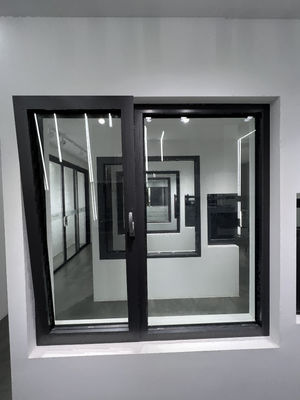 Aluminium Casement Windows With EPDM Sealant Anodized Finish Stainless Steel Screen
