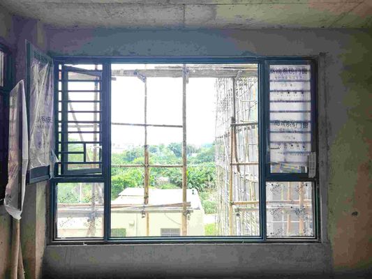 Powder Coating / Anodizing Aluminum Casement Windows Sound Insulation