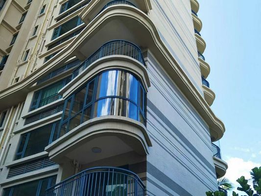 Durable White Powder Coated Aluminium Windows Easy Installing