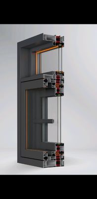 Stylish Aluminium Windows Safety Modern Casement Windows Excellent Wind Pressure Resistance