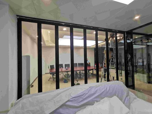 Black Exterior Aluminium Bifold Doors Soundproof Aluminium Bifold Patio Doors