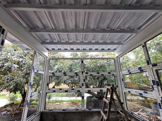 Custom Size Top Hung Awning Windows Single / Double / Triple Glazed Aluminum Windows