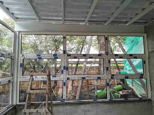 Custom Size Top Hung Awning Windows Single / Double / Triple Glazed Aluminum Windows