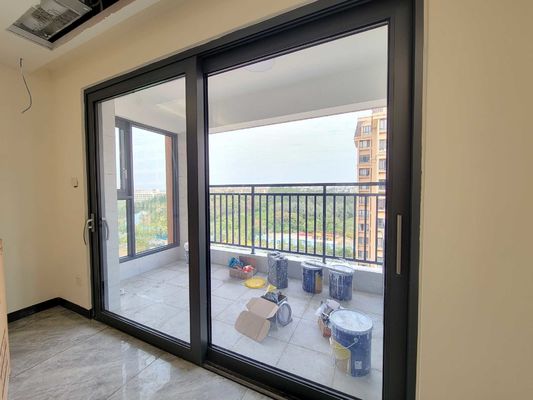 Thermal Insulation Aluminium Sliding Doors Security Soundproof
