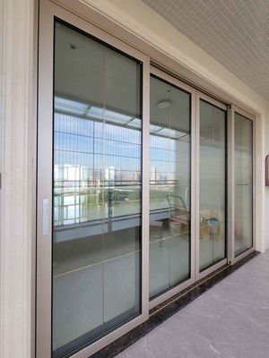 Anodised / Powder Coated Aluminium Sliding Doors With Optional Fly Screen