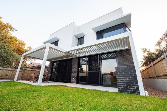 OEM Glass Roof Sunroom High Light Transmission Wind Resistance for Villa