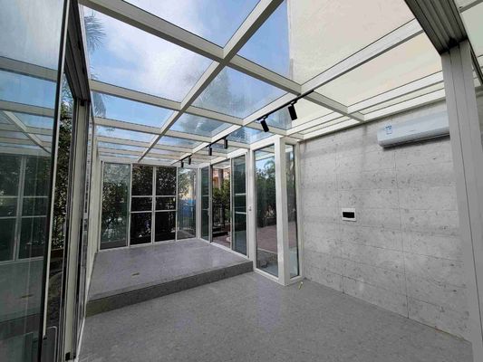 Sturdy Modern Full Glass Sunroom Easy Installation For Construction Projects