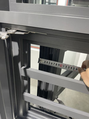 Easy Clean Aluminum Casement Windows Soundproof 90/180 Open Degree
