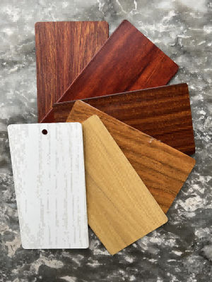 Anodizado EPDM SEAL estilo de apertura superior de aluminio Casamento de ventanas Paleta de colores de grano de madera