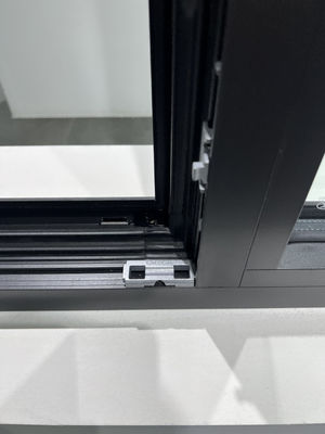 Anodized EPDM SEAL Top Opening Style Aluminum Casement Windows Wood Grain Color Palette